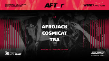 AFT_r - Week 7 presents TBA, Afrojack & Cosmicat