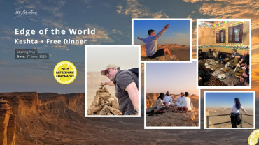 Eid Special: Edge of the World Keshta via Manjour + Free Dinner